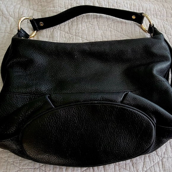 Michael Kors shoulder black leather purse - Picture 4 of 9